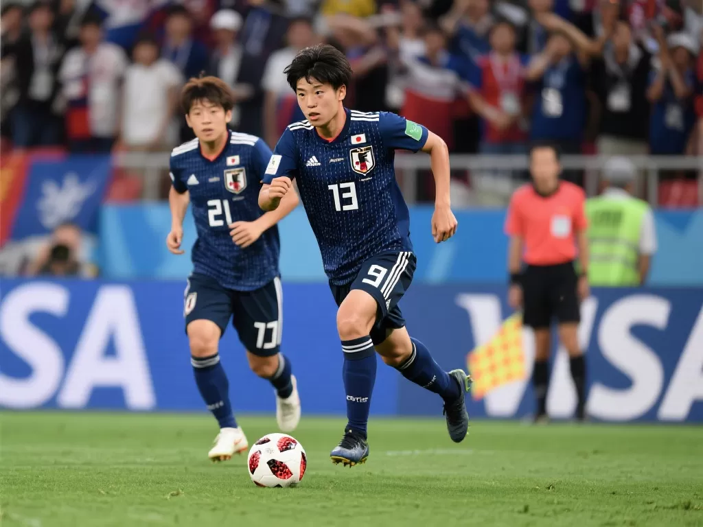日本队：赛场上的绝美画卷